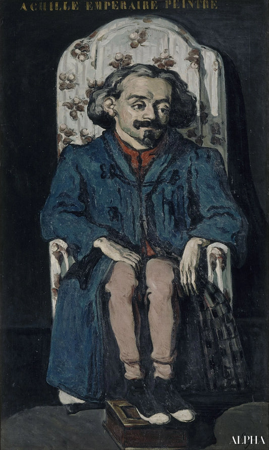 Portrait d'Achille Emperaire - Paul Cézanne - Reproductions de tableaux et peintures haut de gamme