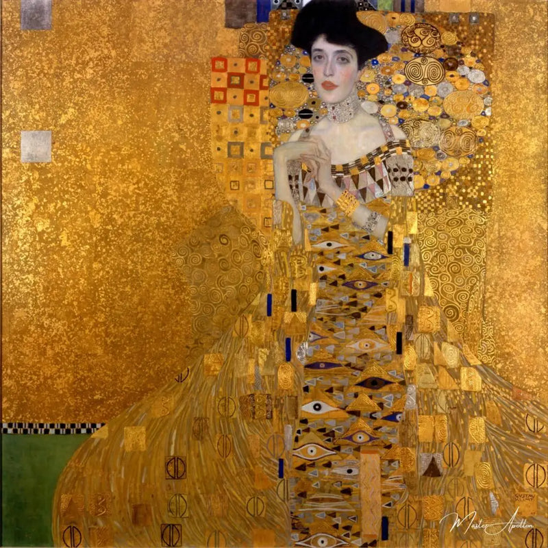 Portret van Adele Bloch-Bauer I - Gustav Klimt