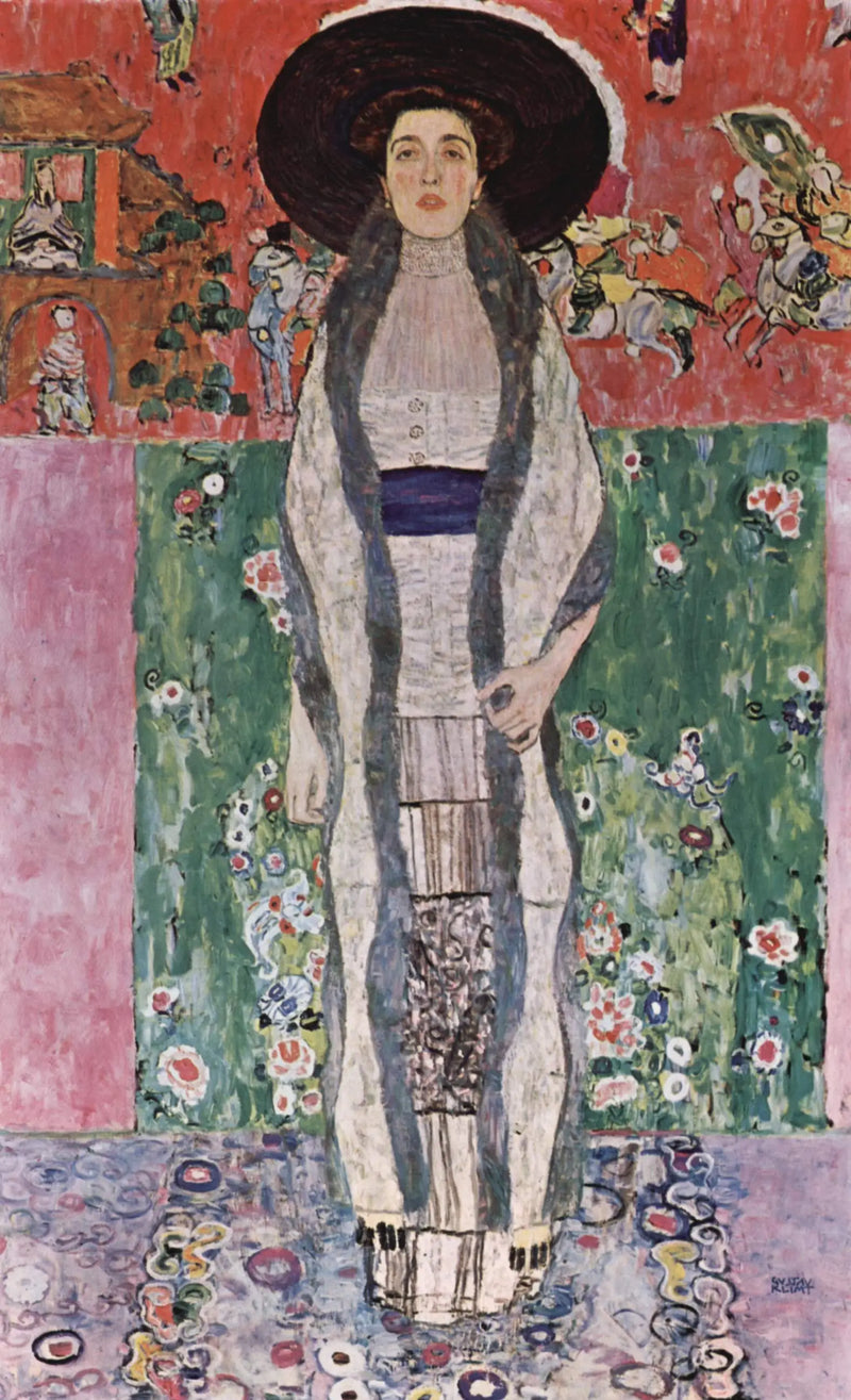 Portret van Adele Bloch-Bauer II - Gustav Klimt