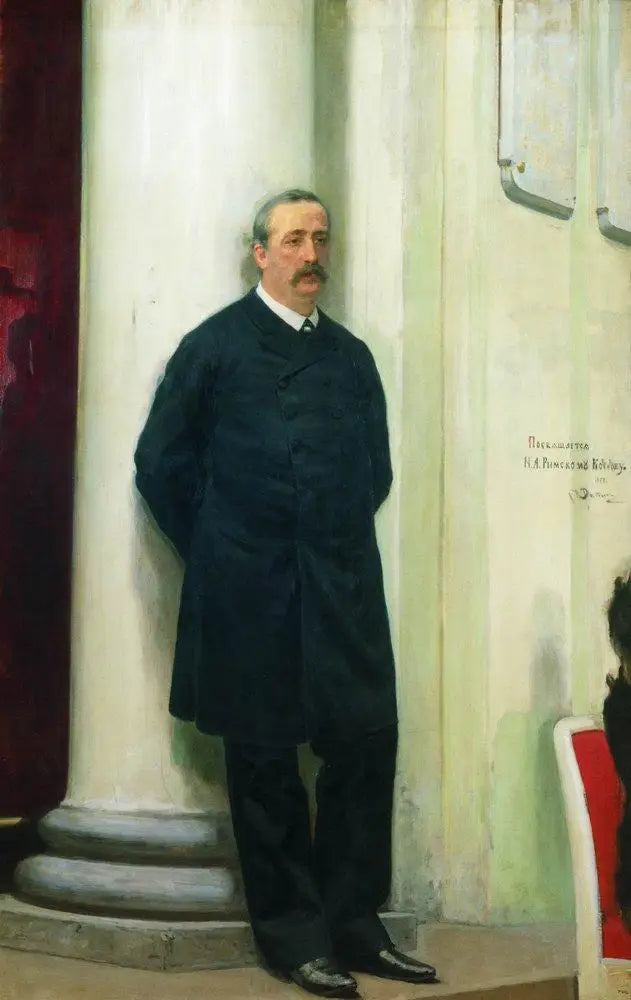Portret van Alexandre Borodine - Ilya Repin