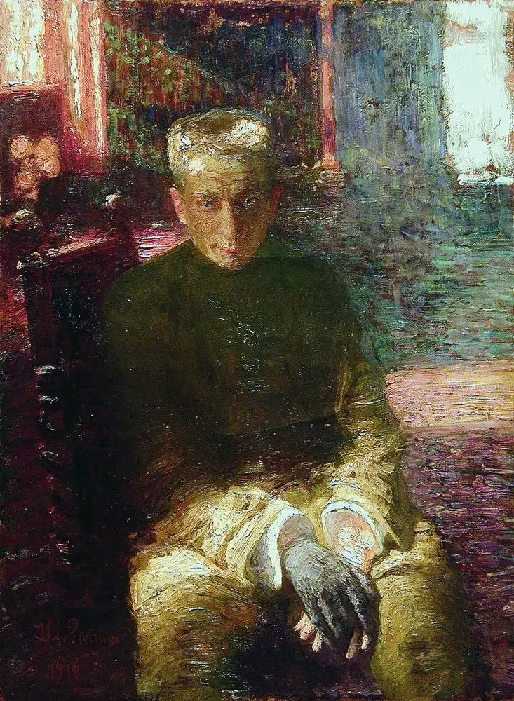 Portret van Alexandre Kerenski - Ilya Repin