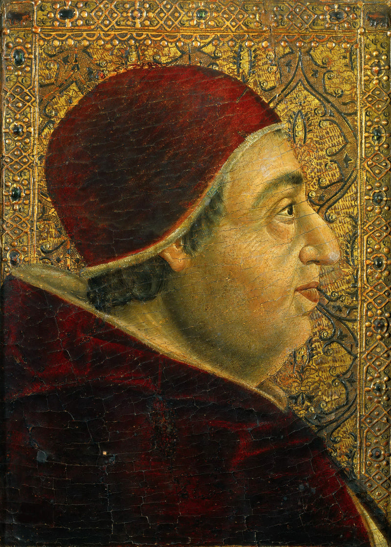 Portret van Alexander VI (Borgia, 1492-1503) - Pedro Berruguete