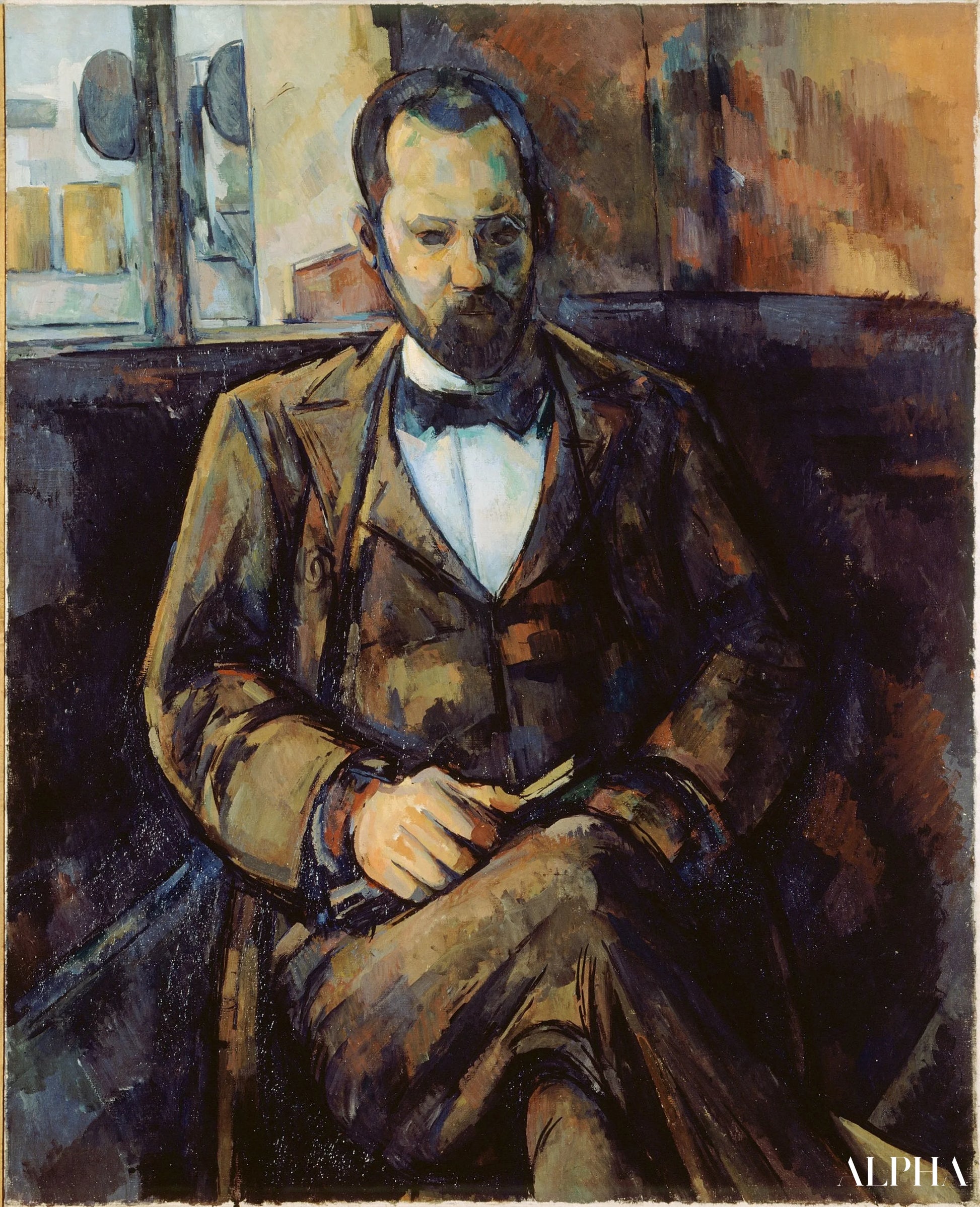 Portret van Ambroise Vollard - Paul Cézanne - Reproducties van schilderijen en hoogwaardige schilderijen