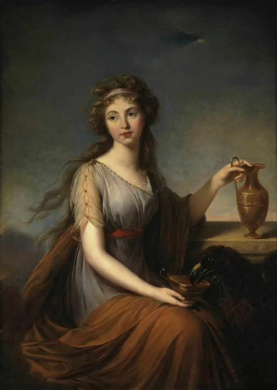 Portrait d’Anne Pitt en Hébé - Élisabeth Vigée Le Brun - Alpha Reproduction