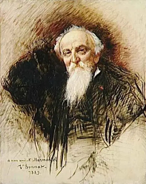 Portrait d’Antoine François Marmontel (1816-1898) pianiste compositeur et musicologue français - Léon Bonnat - Alpha