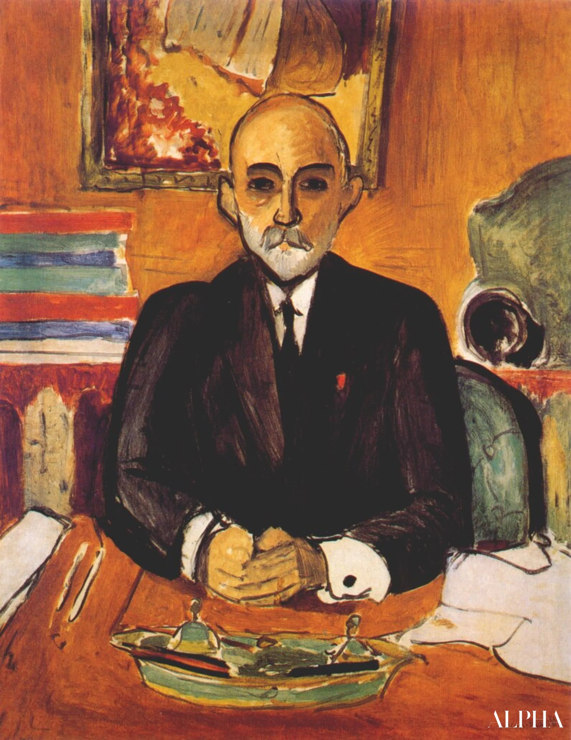 Portret van Auguste Pellerin I - Matisse - Reproducties van schilderijen en hoogwaardige schilderijen
