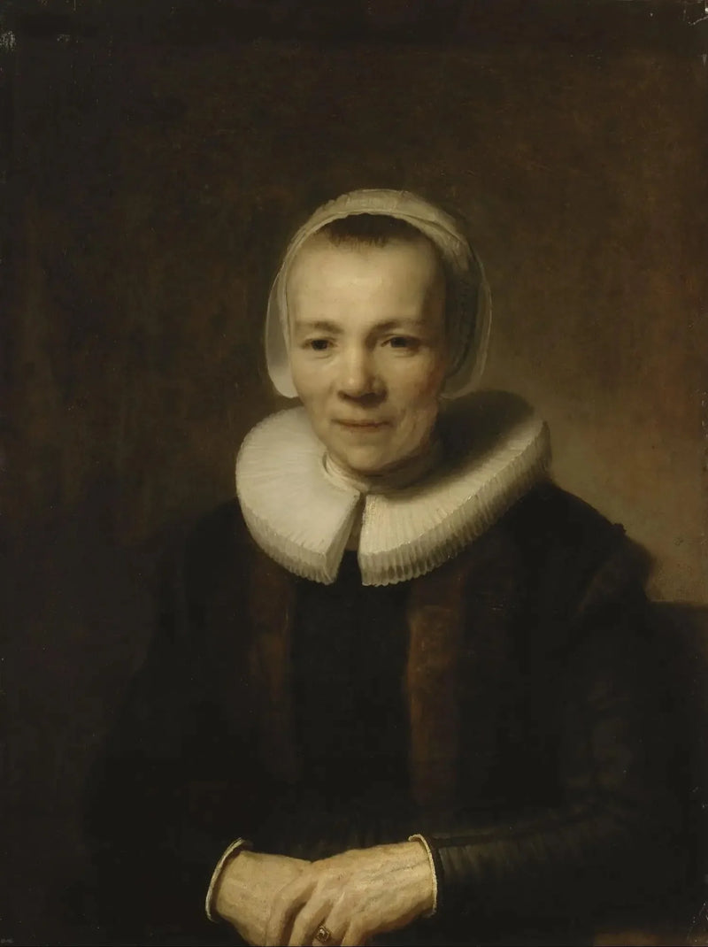 Portret van Baertje Martens - Rembrandt