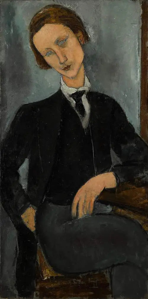 Portret van Baranowski - Amedeo Modigliani