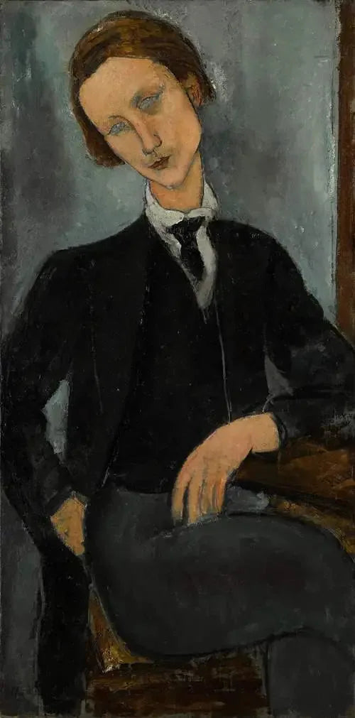 Portret van Baranowski - Amedeo Modigliani