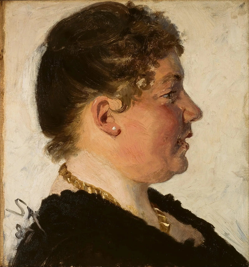 Portret van Béatrice Diderichsen. - Peder Severin Krøyer