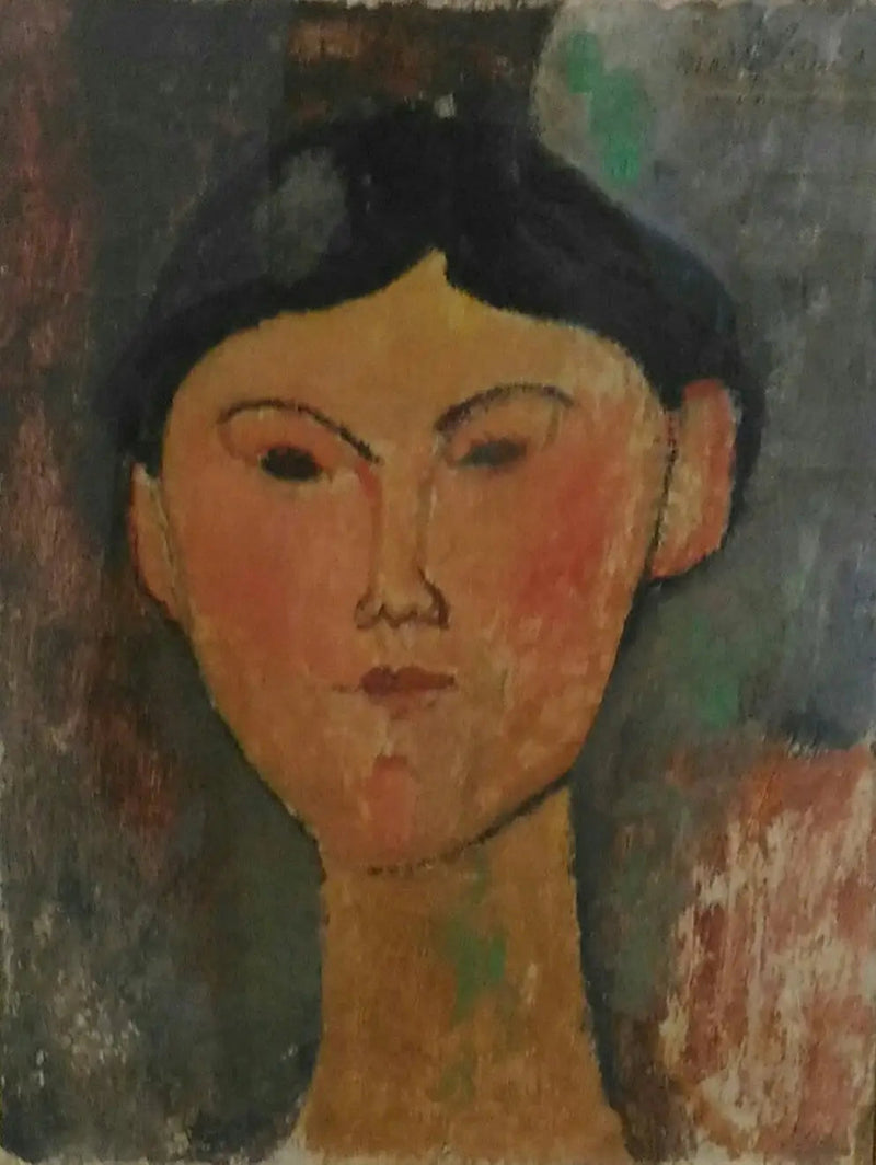 Portret van Béatrice Hastings - Amedeo Modigliani