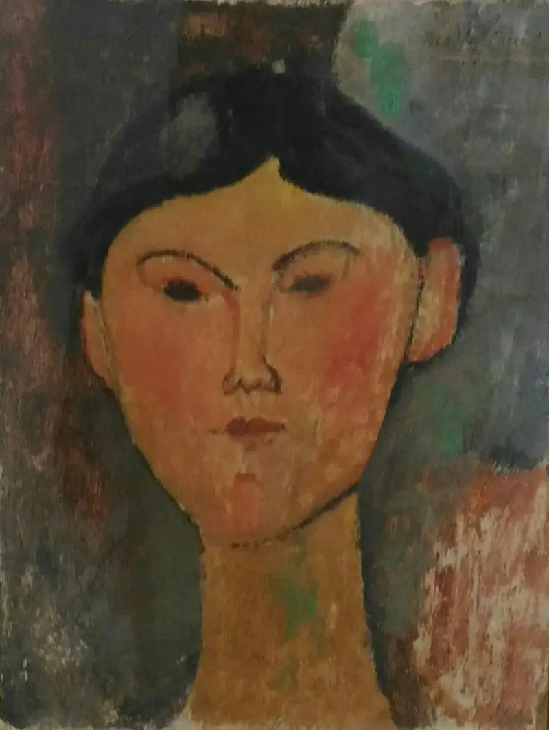 Portret van Béatrice Hastings - Amedeo Modigliani
