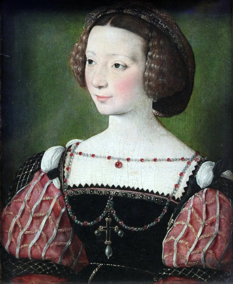 Portret van Beatrix Pacheco, gravin van Montbel en Entremonts - Jean Clouet