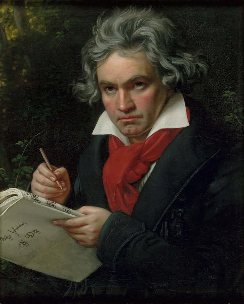 Portret van Beethoven - Joseph Karl Stieler