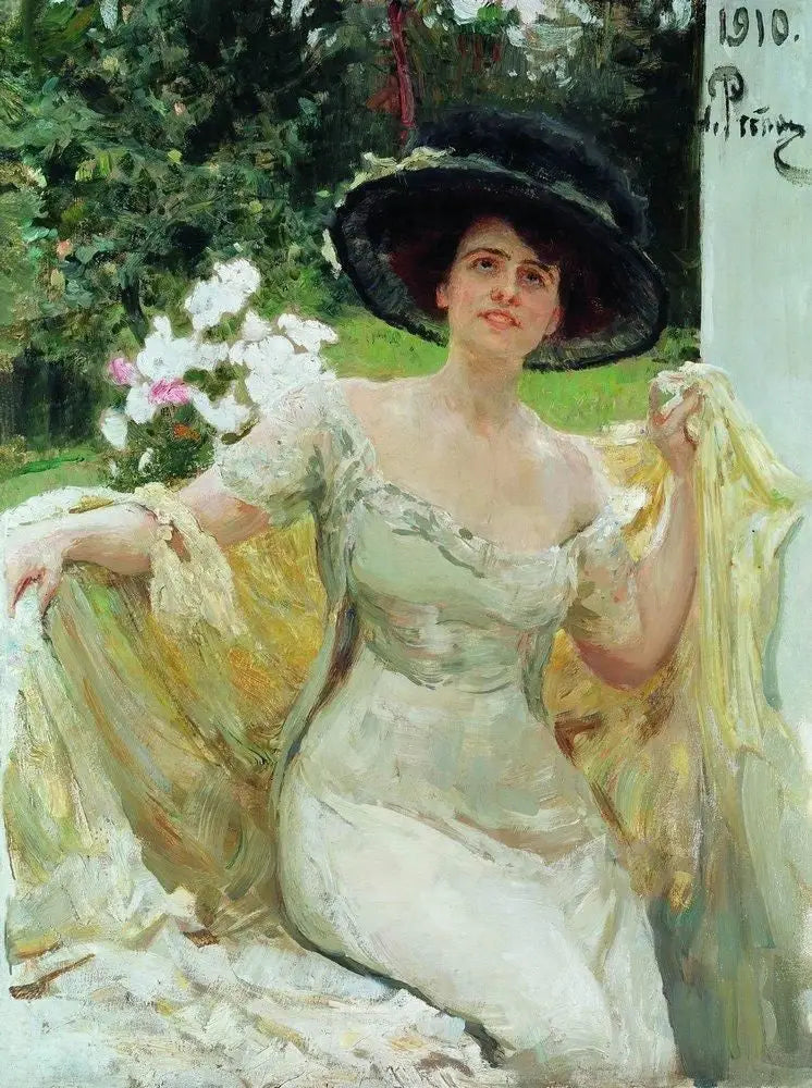 Portret van Bella Gorskaya - Ilya Repin