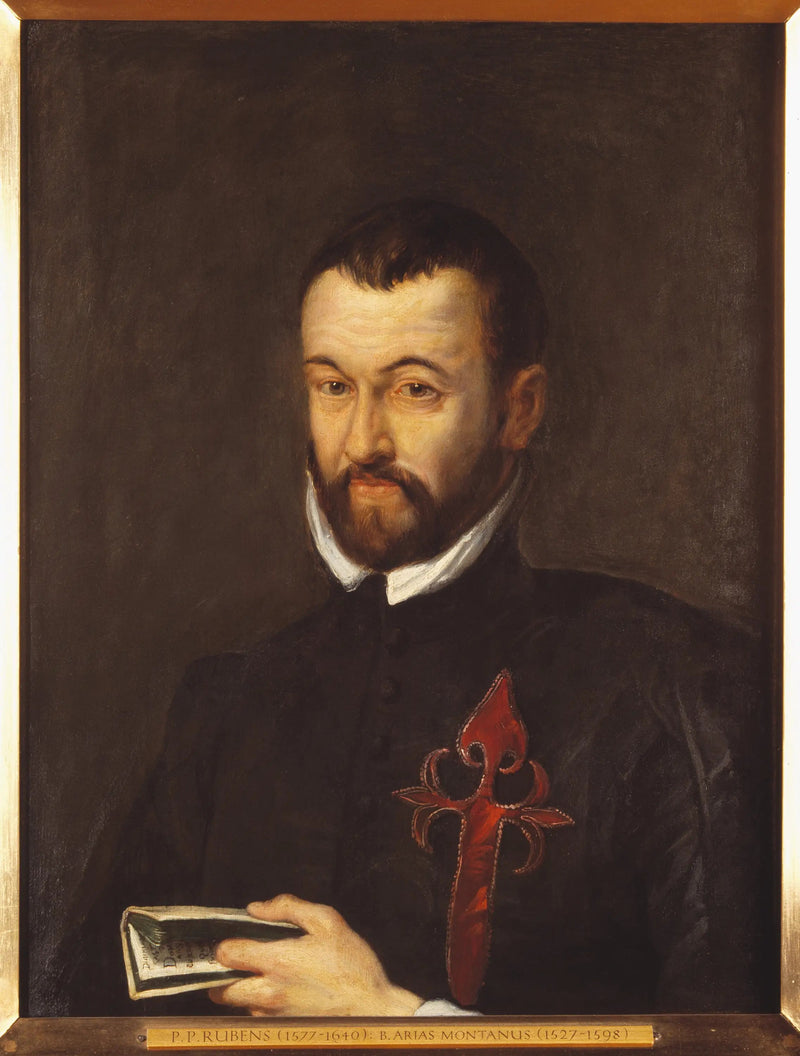 Portret van Benedictus Arias Montanus - Peter Paul Rubens