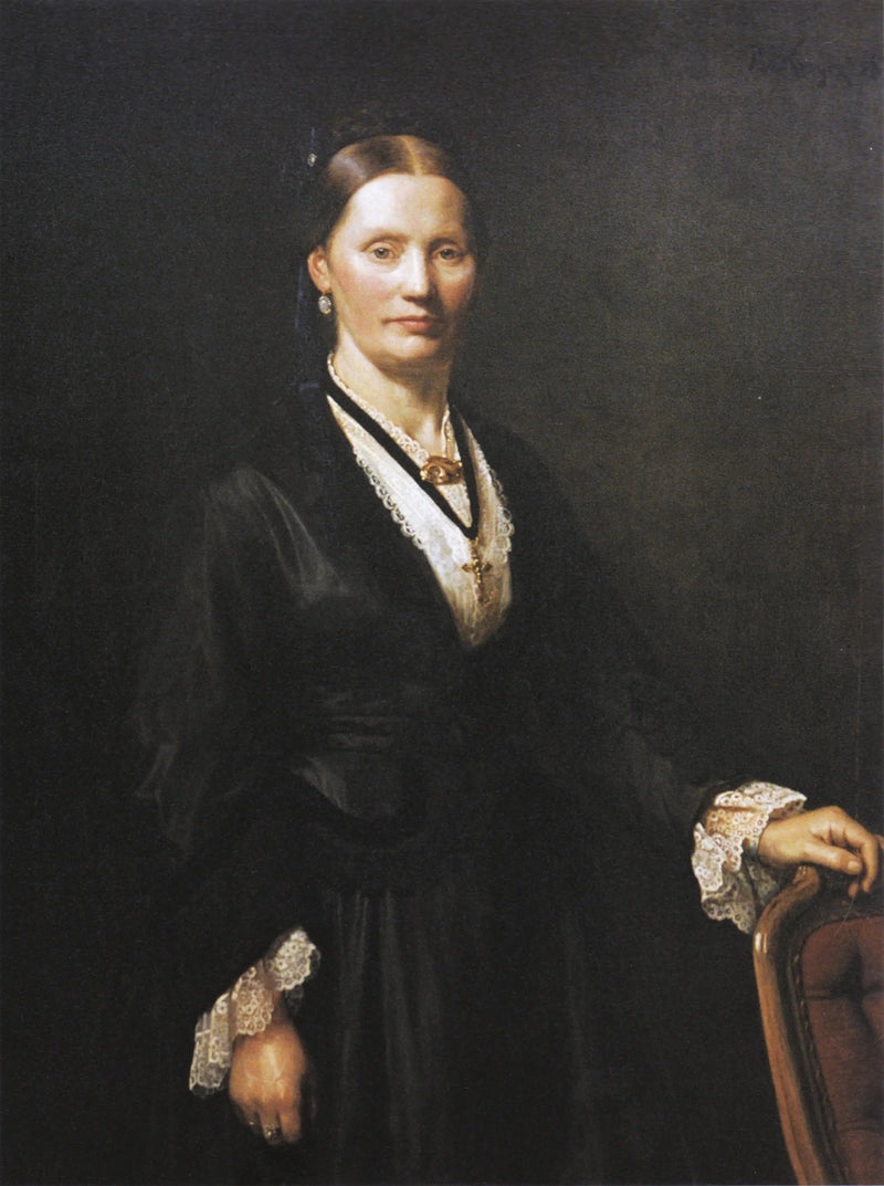 Portret van Bertha Cecilie Krøyer - Peder Severin Krøyer
