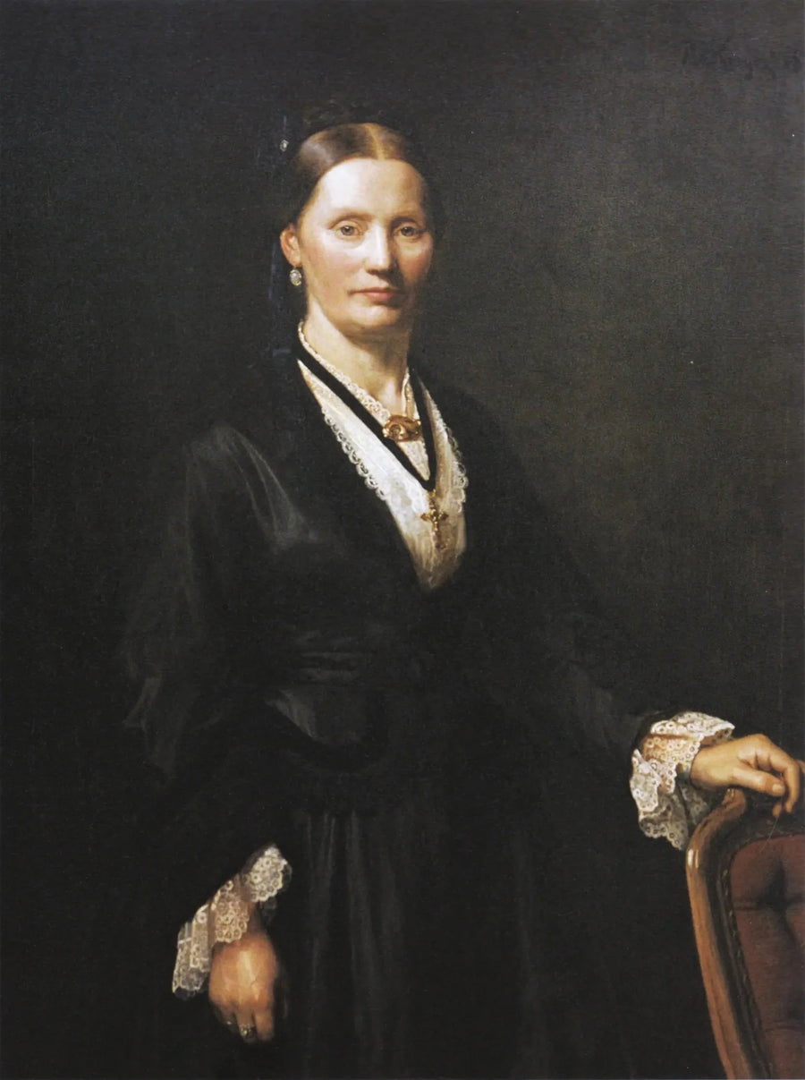 Portret van Bertha Cecilie Krøyer - Peder Severin Krøyer