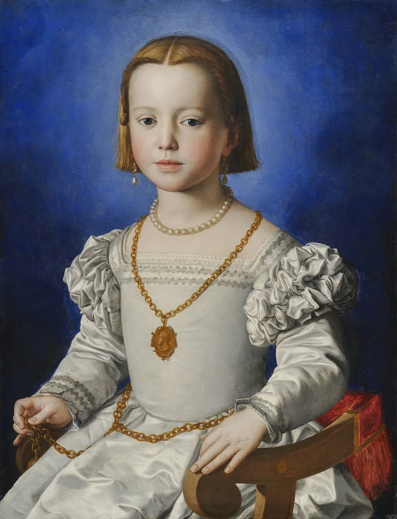 Portret van Bia de' Medici - Bronzino