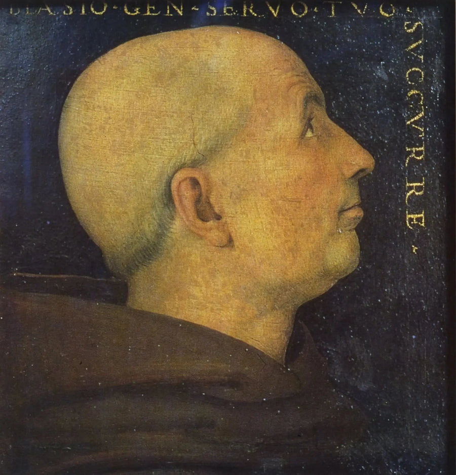 Portret van Biagio Milanesi - Pietro Perugino