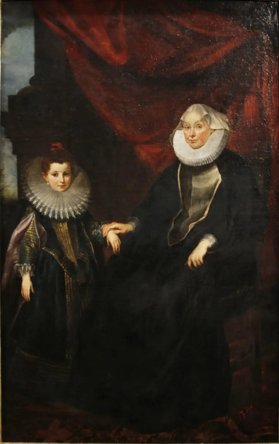 Portret van Bianca Spinola Imperiale (1554-1622) en haar nicht Maddalena Imperiale - Peter Paul Rubens