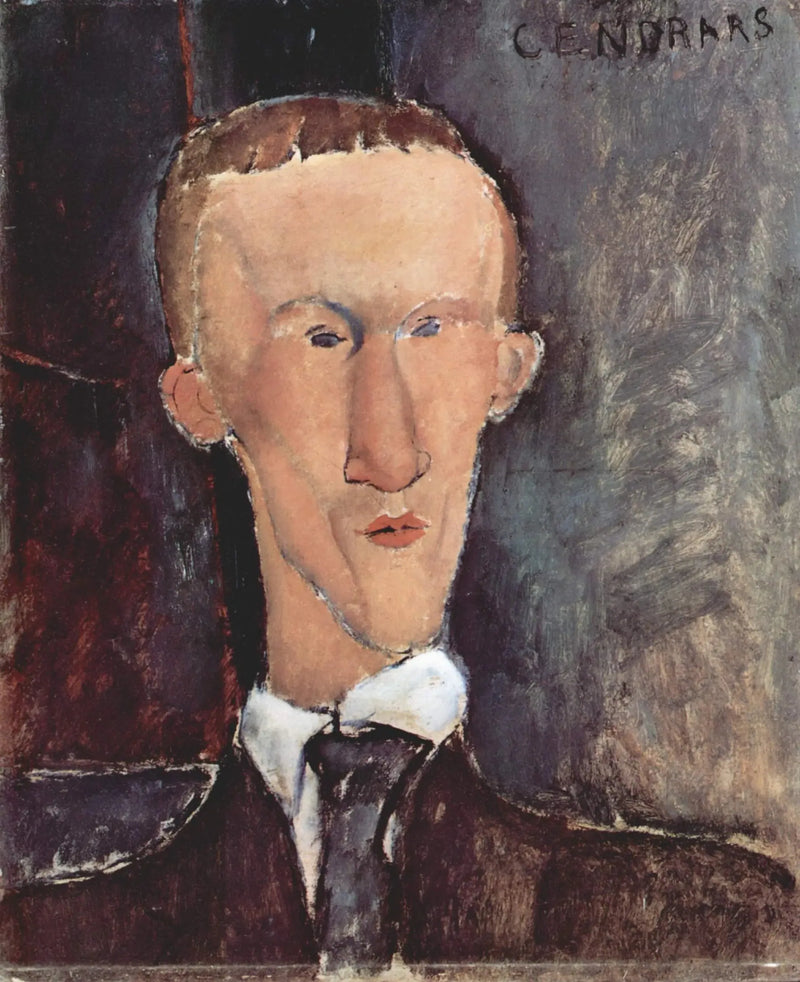 Portret van Blaise Cendrars - Amedeo Modigliani