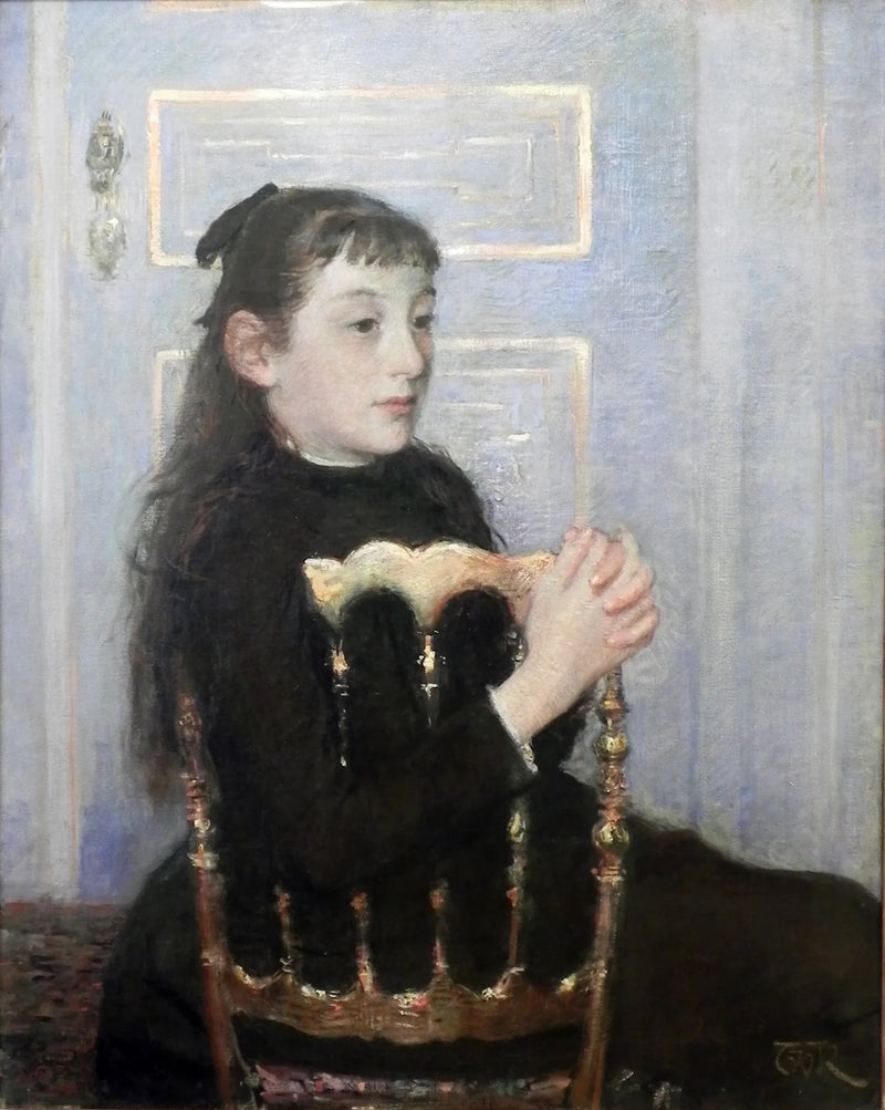 Portret van Camille van Mons - Théo van Rysselberghe