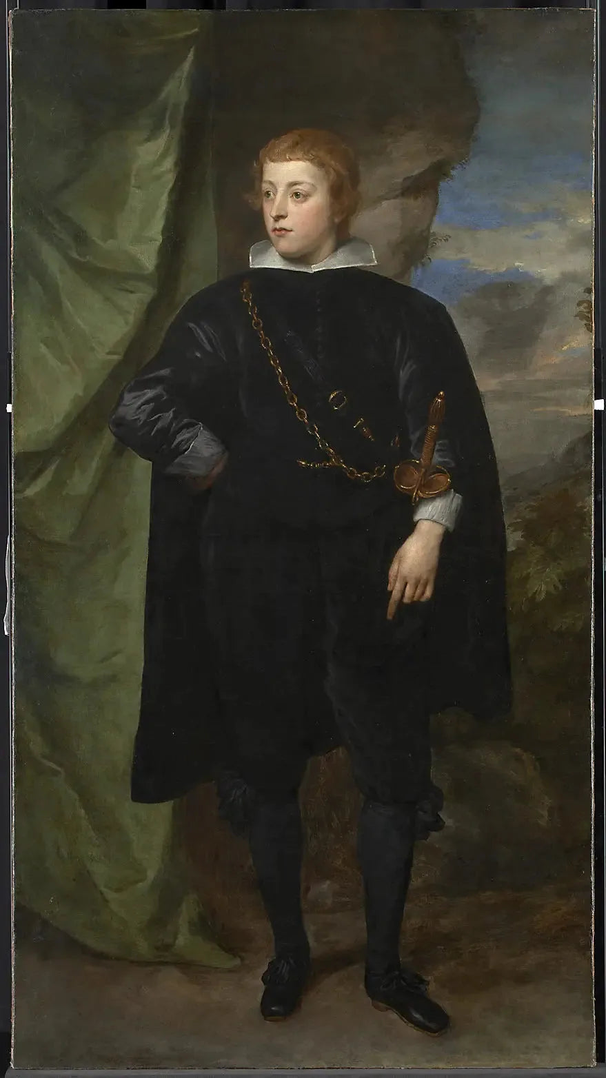 Portret van Carlo Emanuele d'Este, markies van Borgomanero (1622-1695) - Antoine van Dyck

Source:
Portrait de Carlo Emanuele d'Este, marquis de Borgomanero (1622-1695) - Antoine van Dyck
