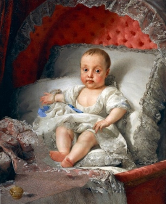 Portret van Carlota Joaquina van Spanje (1775-1830) - Anton Raphael Mengs