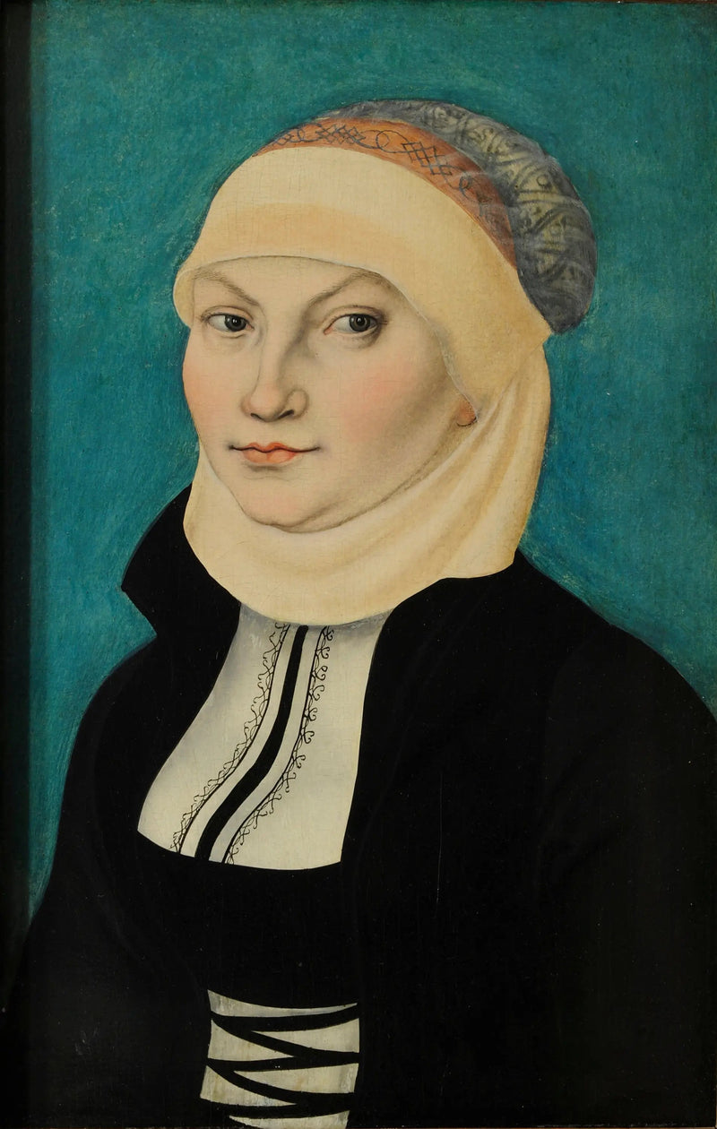 Portret van Catherine de Bora - Lucas Cranach de Oudere