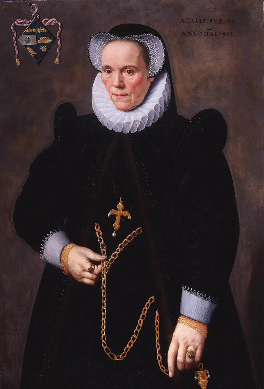 Portret van Catherine van Damme, echtgenote van François de Groote - Frans Pourbus de Jonge

Source:
Portrait de Catherine van Damme, épouse de François de Groote - Frans Pourbus the Younger