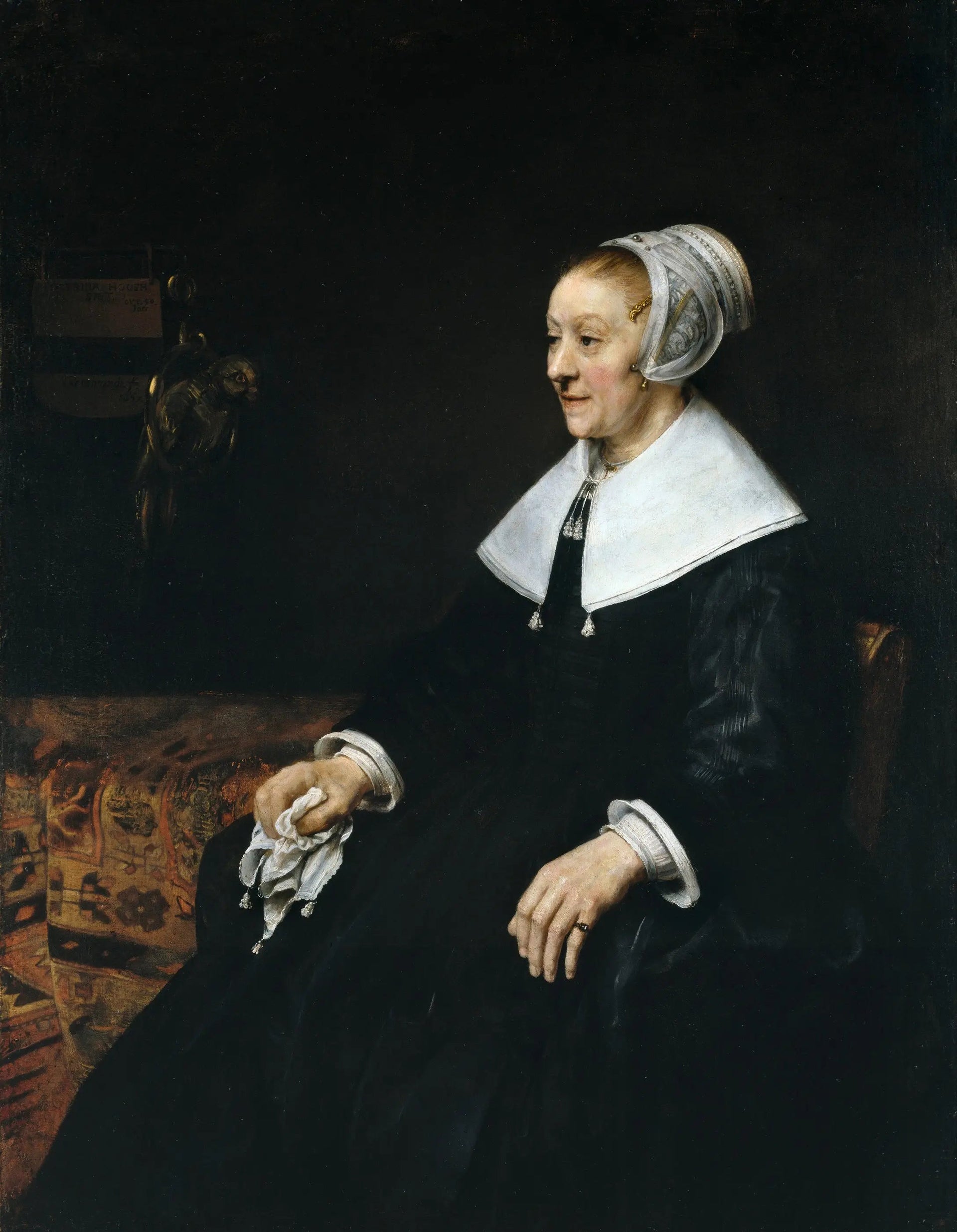 portrait de Catrina Hoogsaet - Rembrandt image 1 copie peinte à la main à l’huile