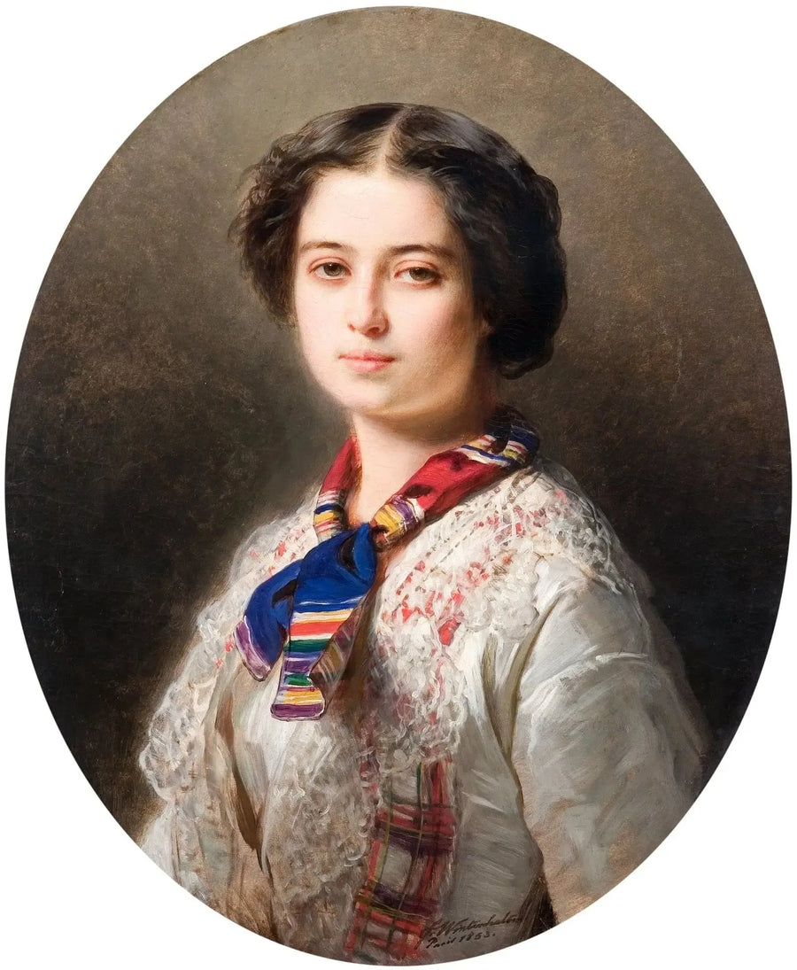 Portret van Cecylii Lubomirskiej van Zamoyski (1831-1904) - Franz Xaver Winterhalter

Source:
Portrait de Cecylii Lubomirskiej z Zamoyskich (1831-1904) - Franz Xaver Winterhalter