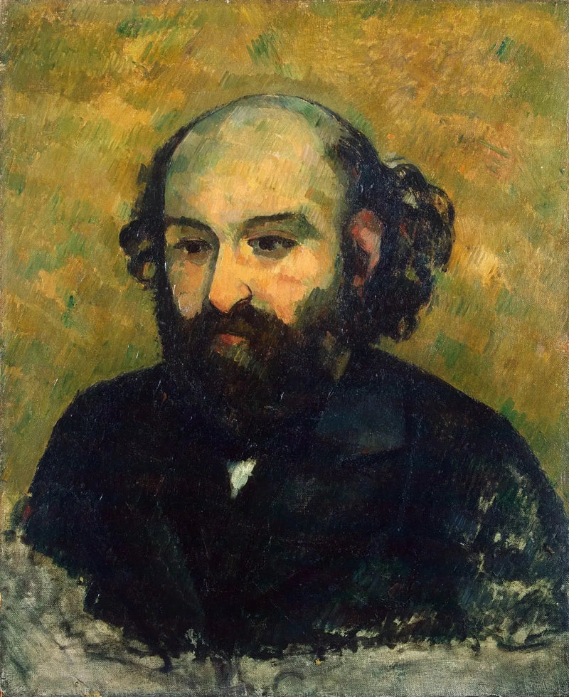 Portret van Cezanne, naar Renoir - Paul Cézanne