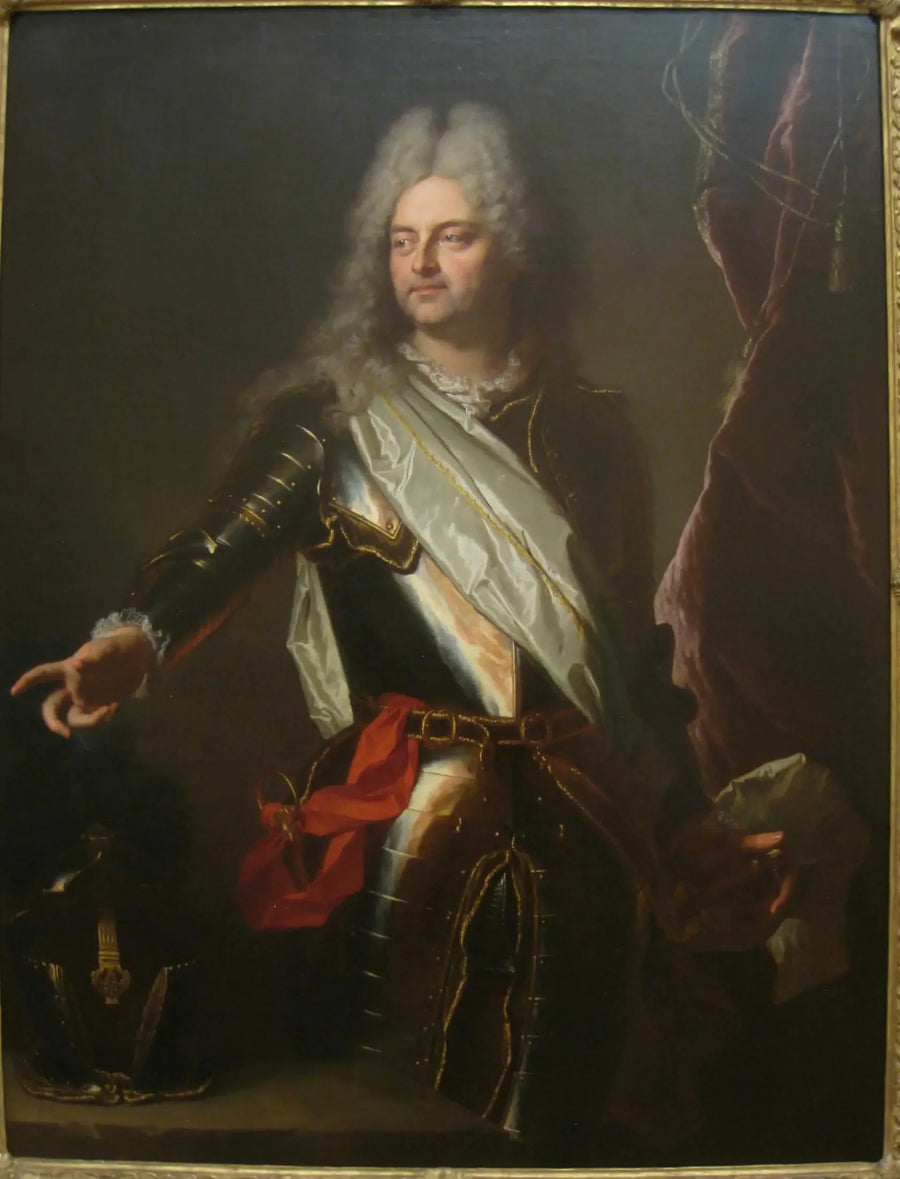 Portret van Charles-Auguste d'Allonville, markies de Louville - Hyacinthe Rigaud