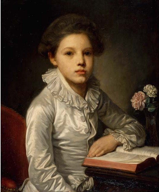 Portret van Charles-Étienne de Bourgevin de Vialart, graaf van Saint-Morys, kind - Jean-Baptiste Greuze