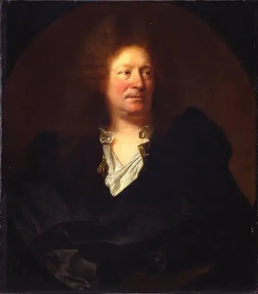 Portret van Charles de La Fosse (1636-1716) - Hyacinthe Rigaud