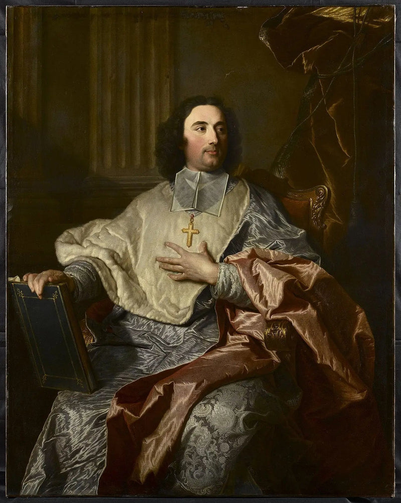 Portret van Charles de Saint-Albin - Hyacinthe Rigaud