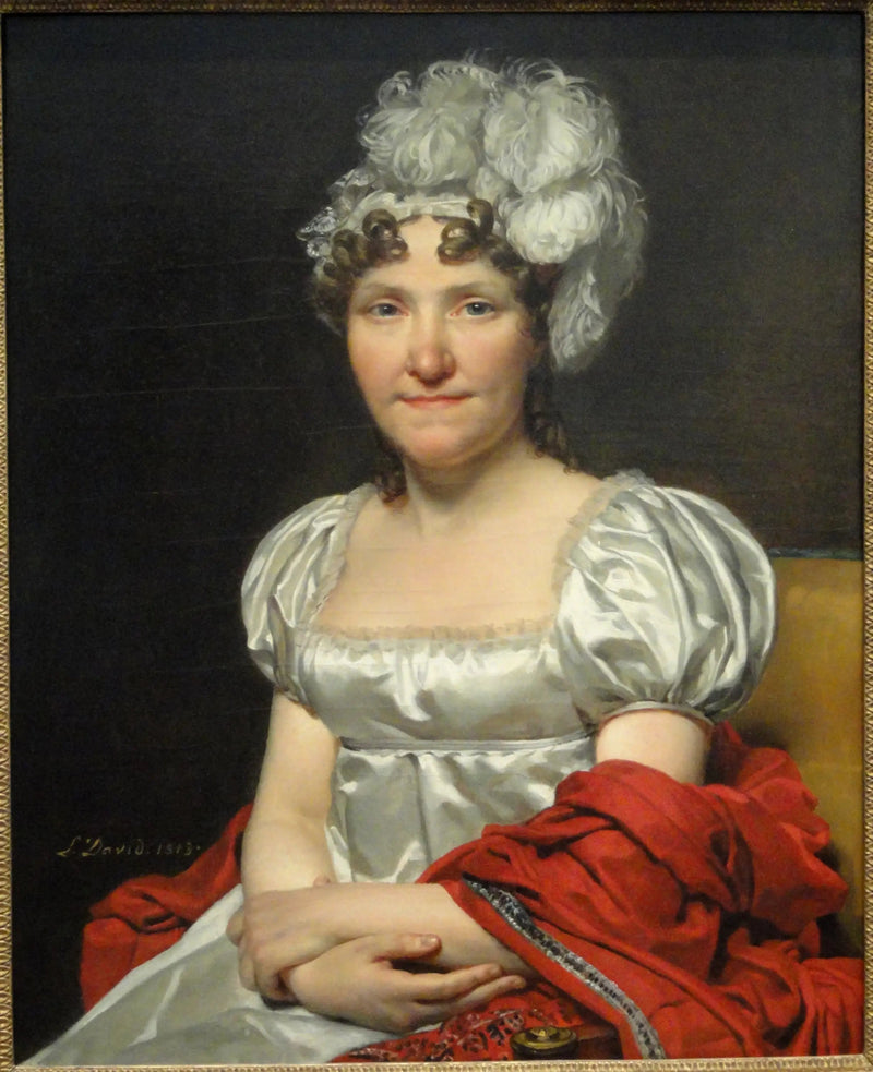 Portret van Charlotte David - Jacques-Louis David