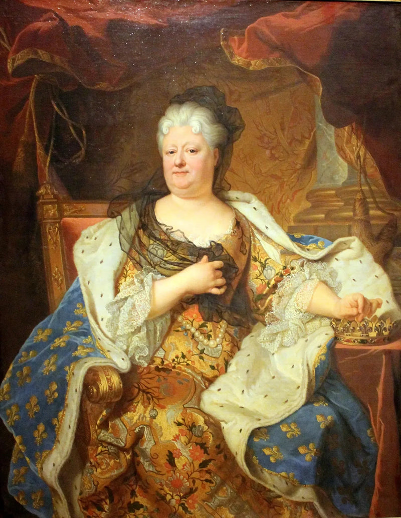 Portret van Charlotte-Elisabeth van Beieren - Hyacinthe Rigaud