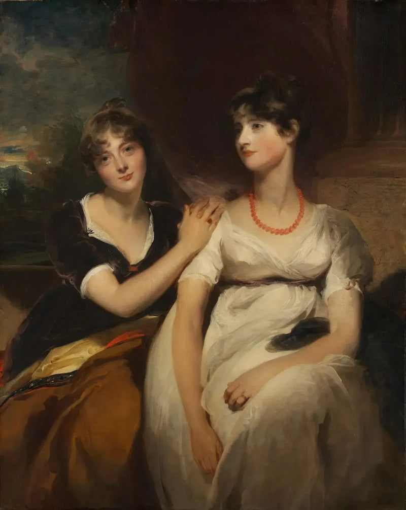 Portret van Charlotte en Sarah Carteret-Hardy - Thomas Lawrence