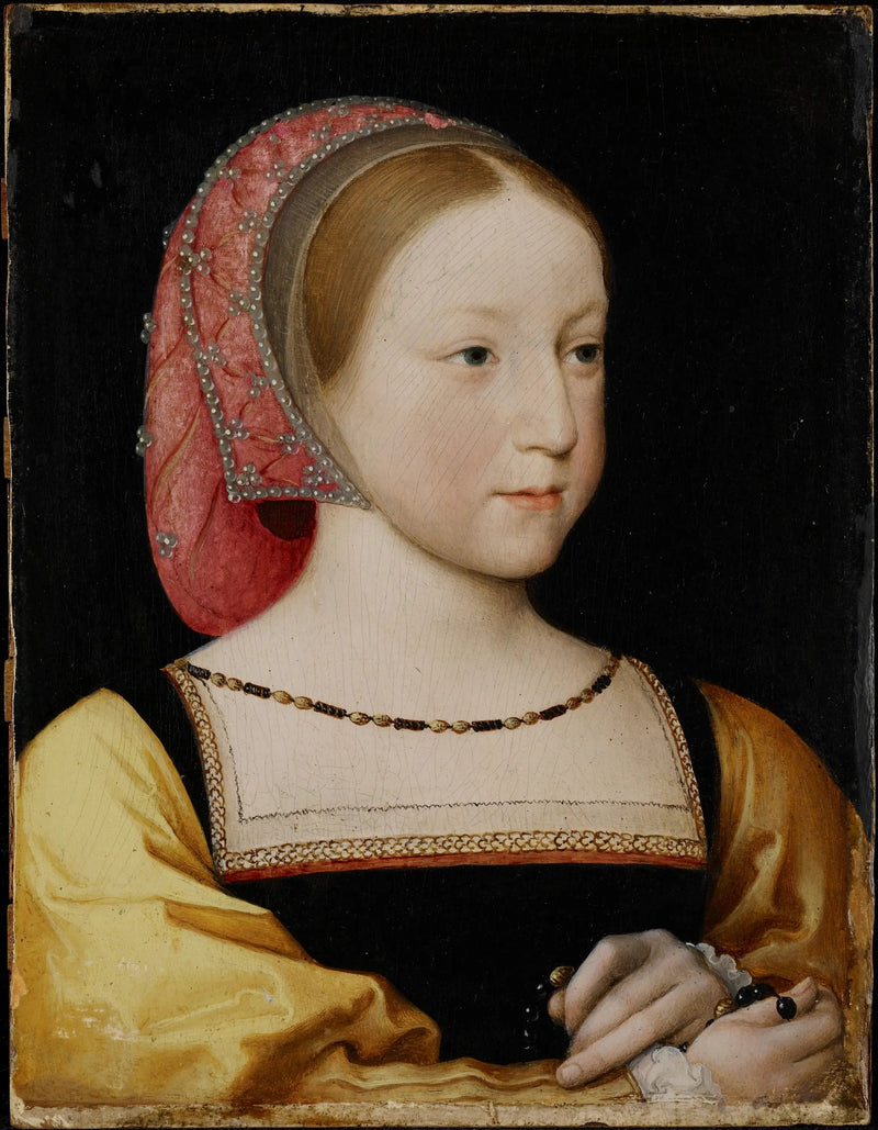 Portret van Charlotte de Valois - Jean Clouet