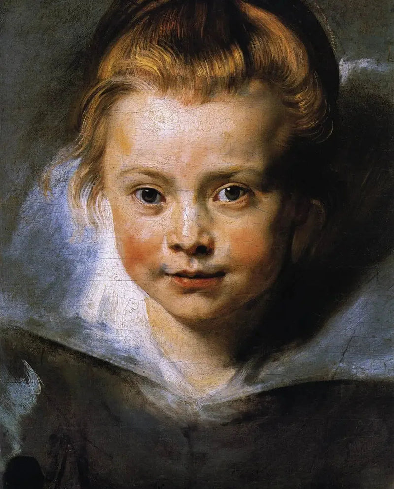 Portret van Clara Serena Rubens, het meisje van de kunstenaar - Peter Paul Rubens