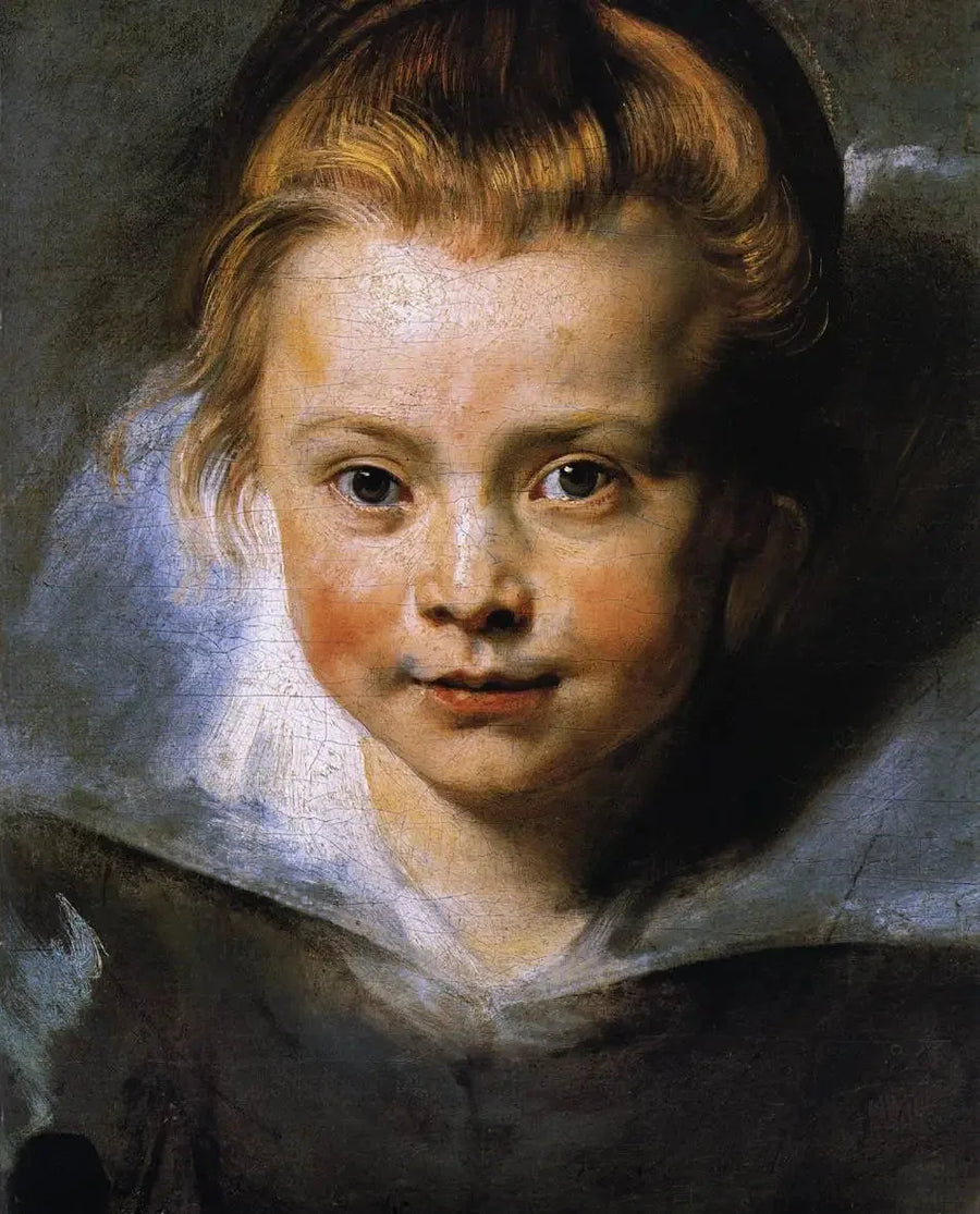 Portret van Clara Serena Rubens, het meisje van de kunstenaar - Peter Paul Rubens