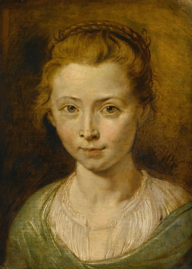 Portret van Clara Serena Rubens, het meisje van de kunstenaar - Peter Paul Rubens