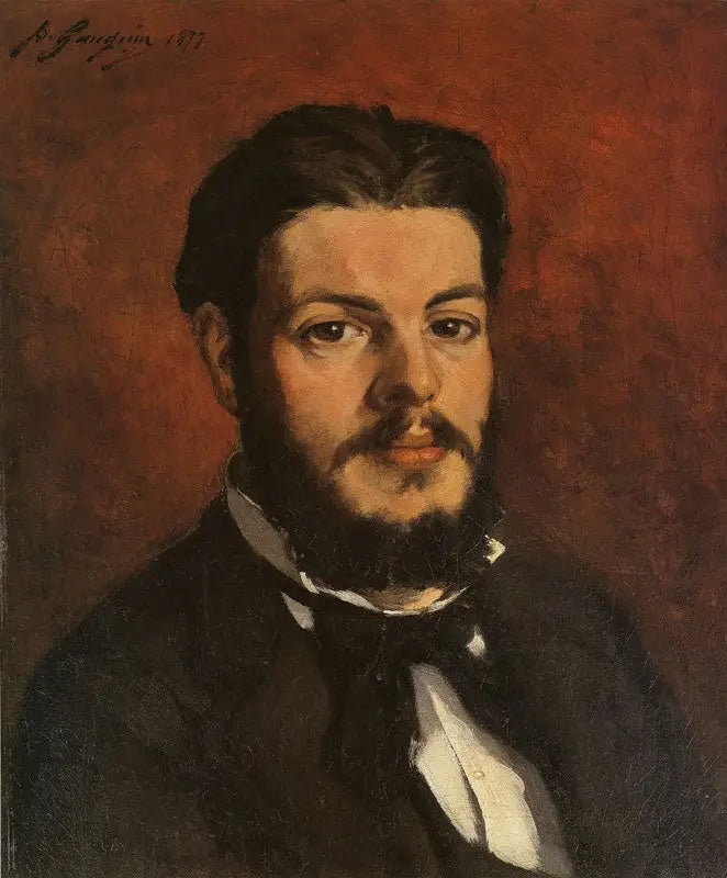 Portret van Claude-Antoine-Charles Favre - Paul Gauguin