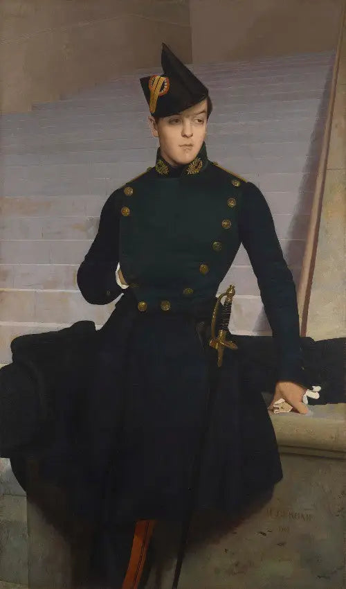Portret van Claude-Armand Gérôme, broer van de kunstenaar - Jean-Léon Gérôme