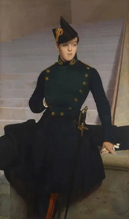 Portret van Claude-Armand Gérôme, broer van de kunstenaar - Jean-Léon Gérôme