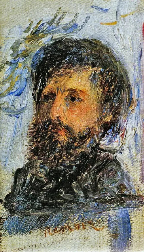 Portret van Claude Monet - Pierre-Auguste Renoir