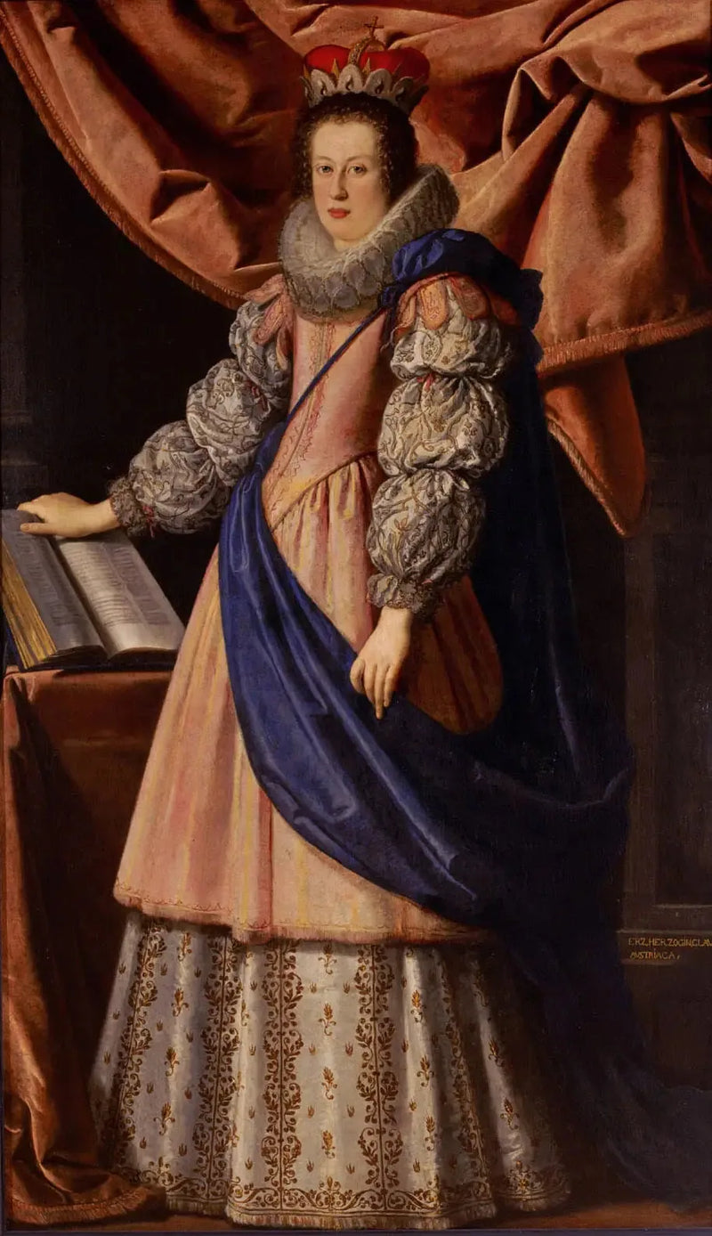 Portret van Claudia de' Médici - Lorenzo Lippi